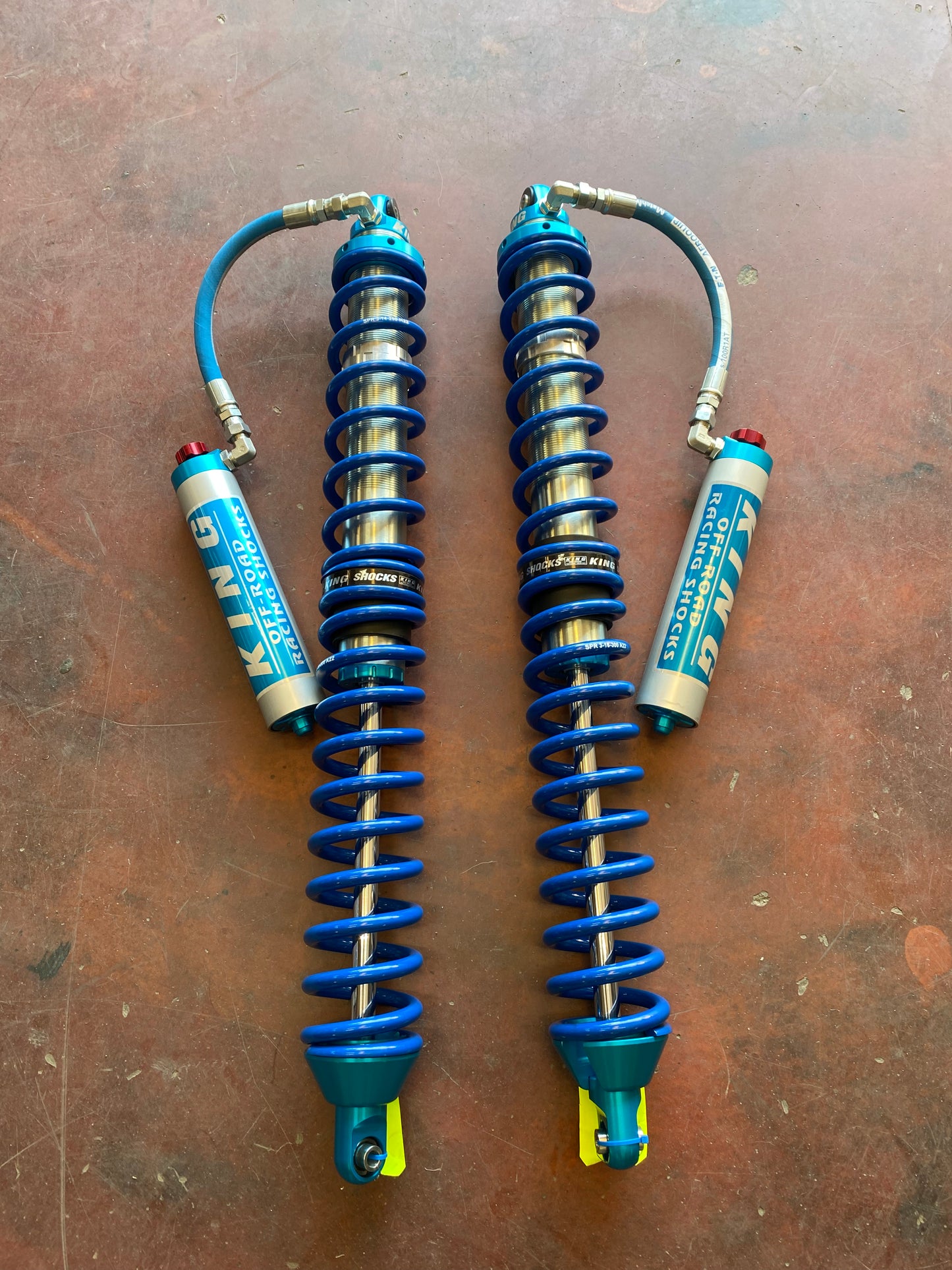 King PR 2.5x14 Hose Remote Coil Overs w/adjusters & Springs