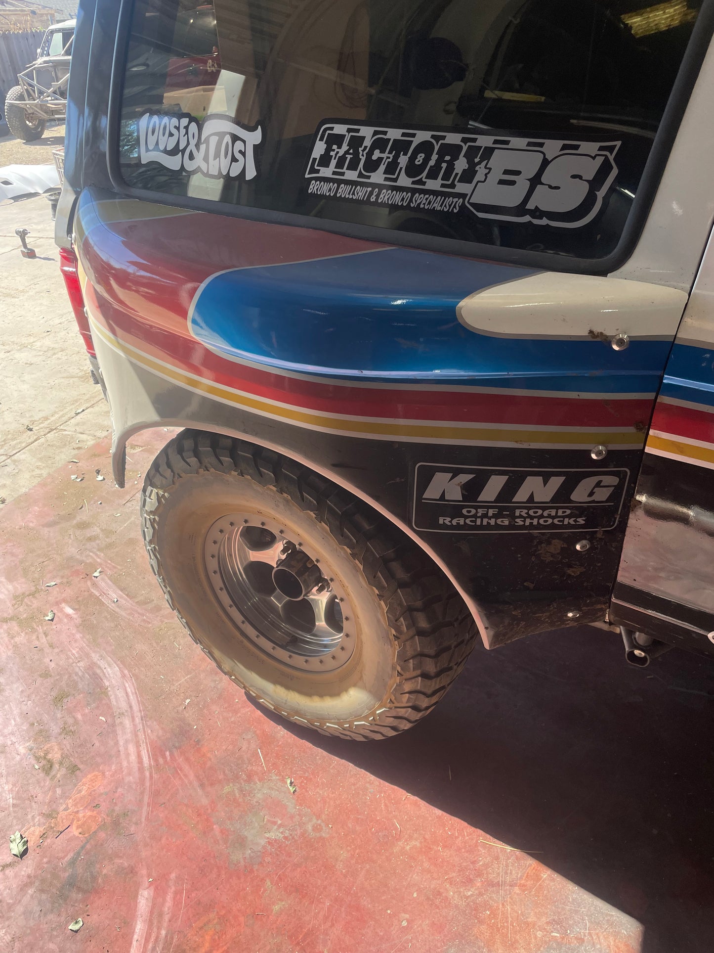MCRD BRONCO ii (BRONCO2) bedsides PRERUNNER REAR FENDERS