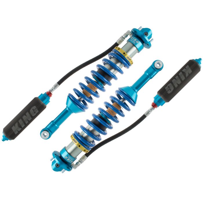 King 2017+ Ford Raptor 3.0" Shocks FRONT (IBP, Adjusters, Fins)