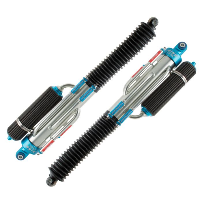 King 2017+ Ford Raptor 3.0" Shocks REAR (Bypass, Adjusters, Fins)
