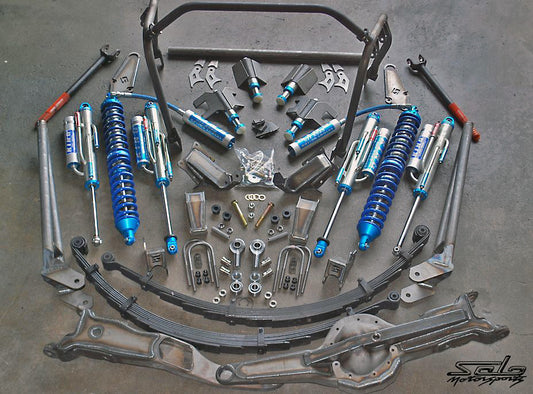 SOLO MOTORSPORTS STAGE 5 ULTIMATE LONG-TRAVEL FRONT/REAR SUSPENSION KIT