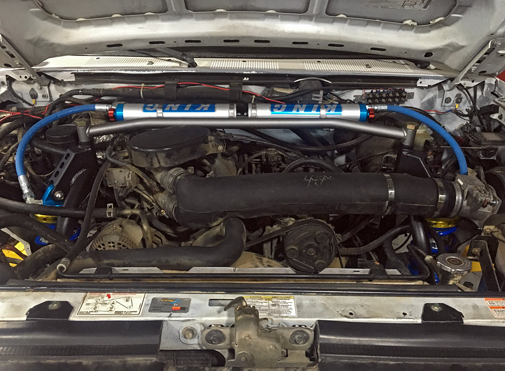 Desolate Motorsports 80-96 Bronco / F-150 Shock Hoops and Engine Crossover
