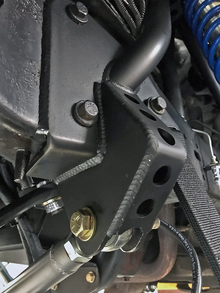 Desolate Motorsports 80-96 Bronco / F-150 Straight Axle Shock Hoops with Trac Bar Mount