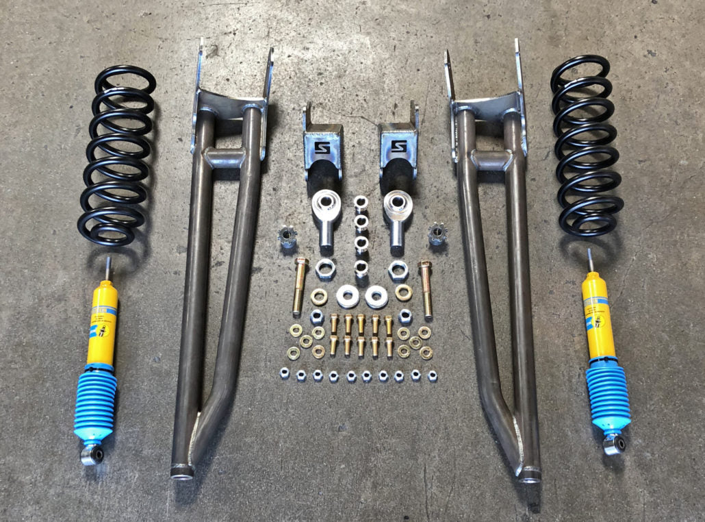 SOLO MOTORSPORTS FRONT SUSPENSION LEVELING LIFT KIT WITH RADIUS ARMS