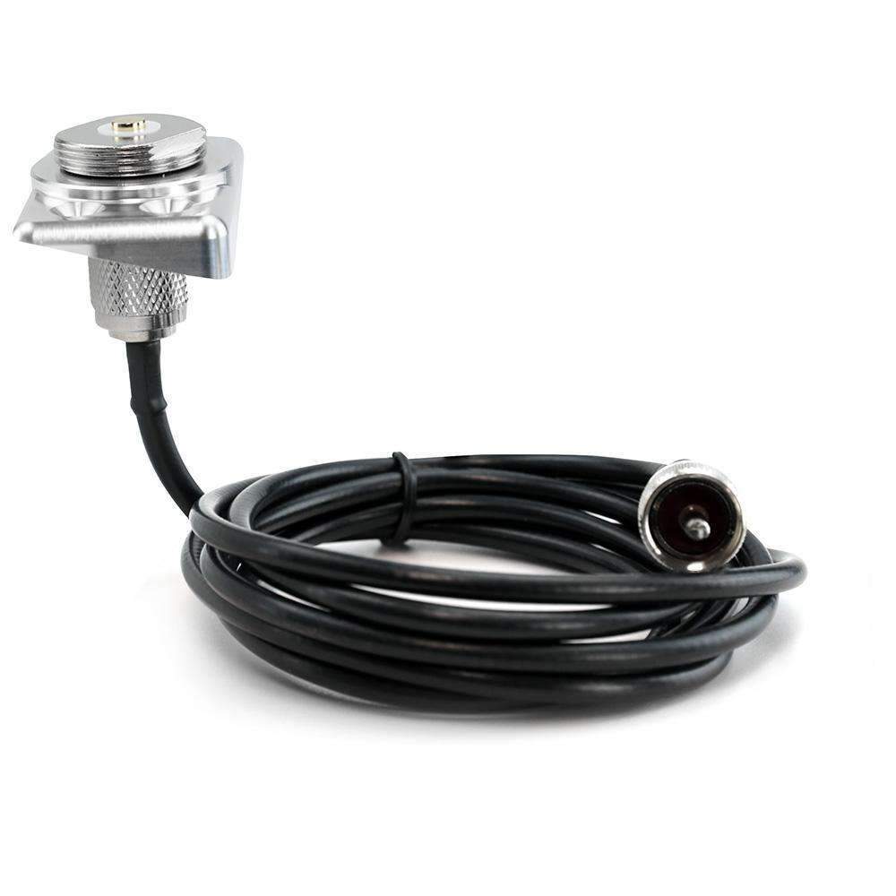 5.3 Inch Black Carbon Fiber Bullet Antenna - Universal FM/AM Car Radio Replacement