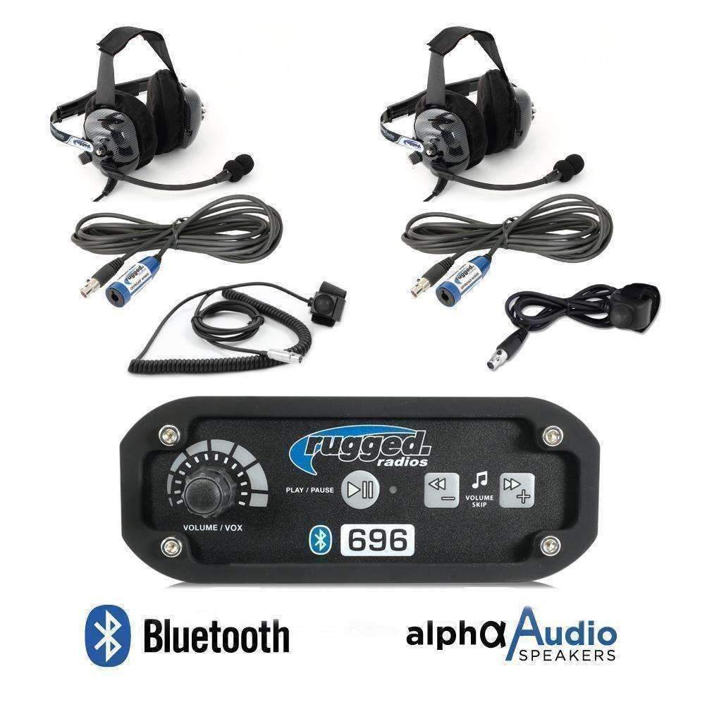 2 Person - RRP696 Bluetooth Intercom System with Ultimate Headsets